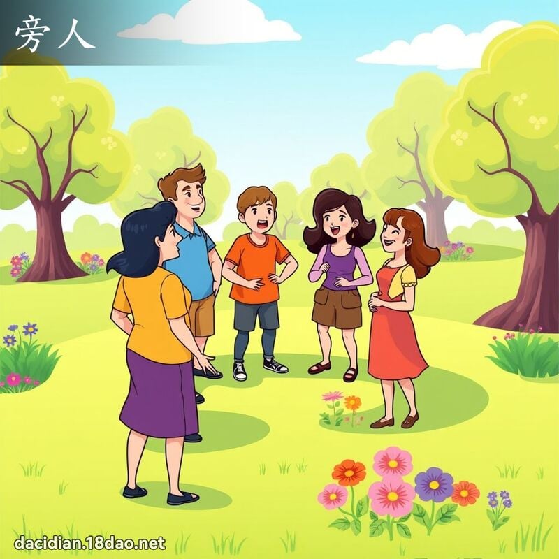 旁人 - 国语大辞典配图