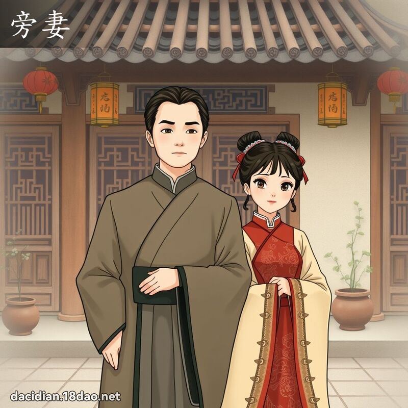 旁妻 - 國語大辭典配圖