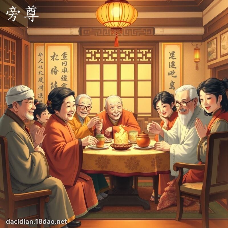 旁尊 - 国语大辞典配图