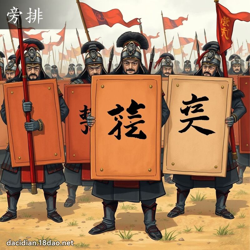 旁排 - 國語大辭典配圖