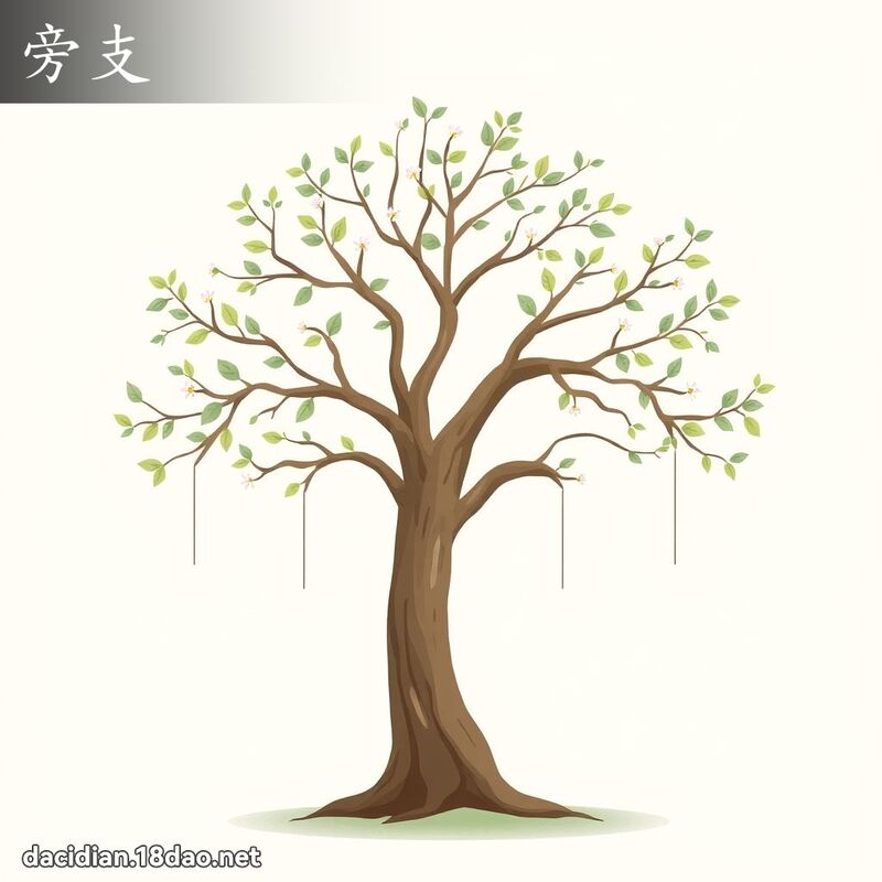 旁支 - 國語大辭典配圖