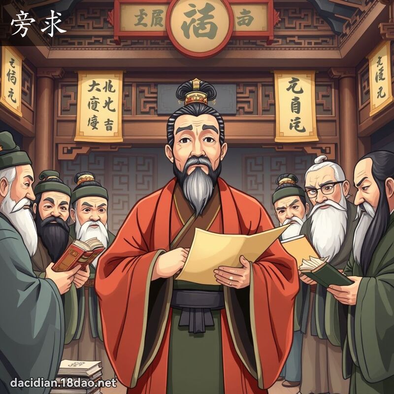 旁求 - 国语大辞典配图