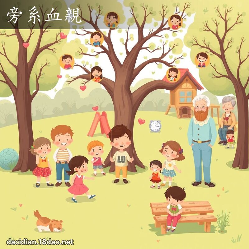 旁系血親 - 國語大辭典配圖
