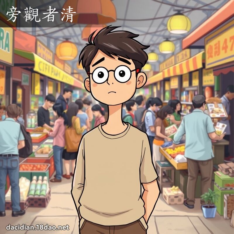 旁观者清 - 国语大辞典配图