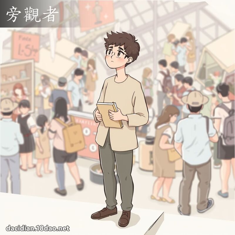 旁觀者 - 國語大辭典配圖