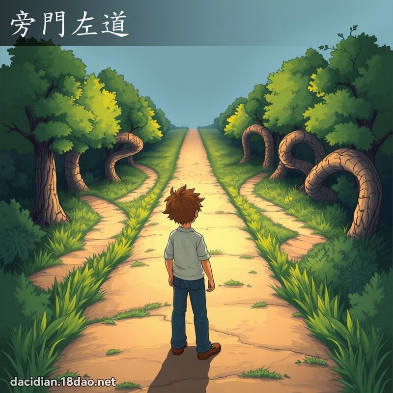 旁門左道 - 國語大辭典配圖