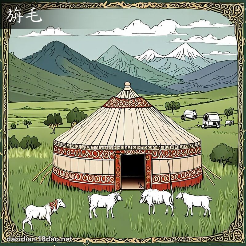 旃毛 - 國語大辭典配圖