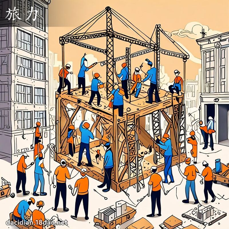 旅力 - 國語大辭典配圖