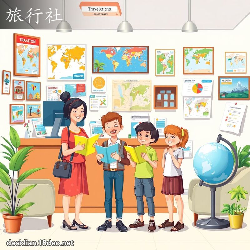 旅行社 - 國語大辭典配圖