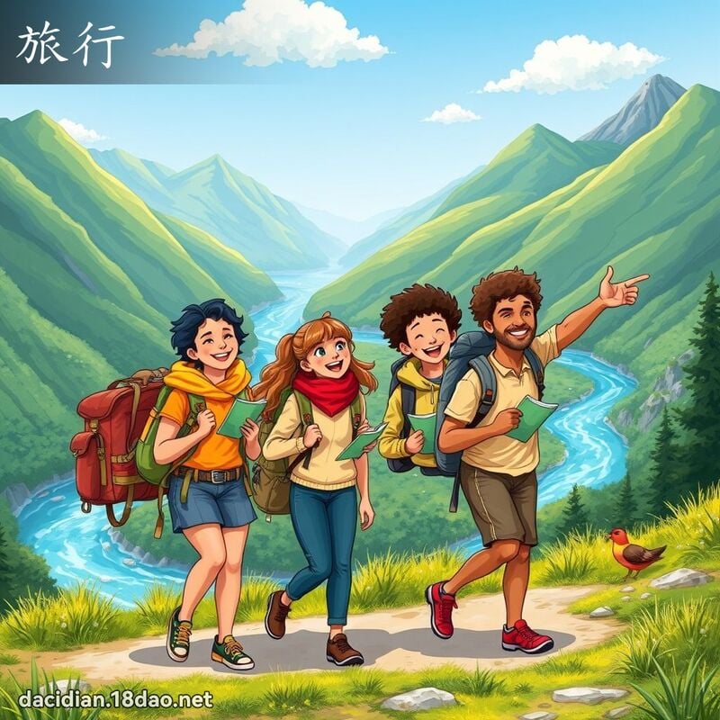 旅行 - 国语大辞典配图