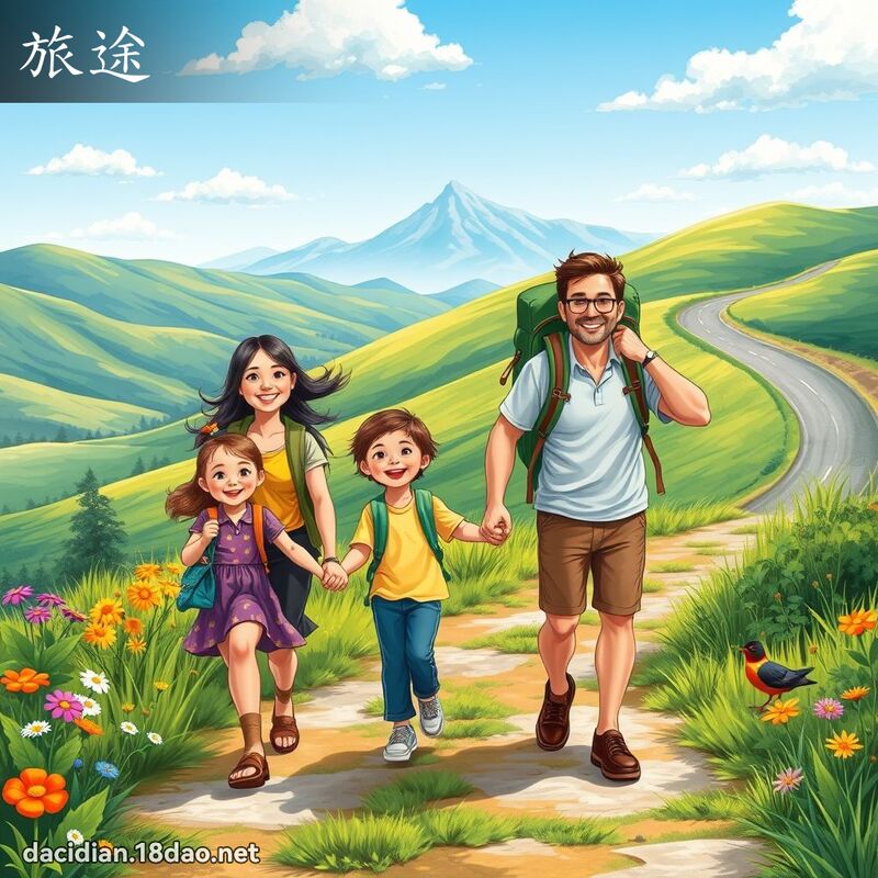 旅途 - 國語大辭典配圖