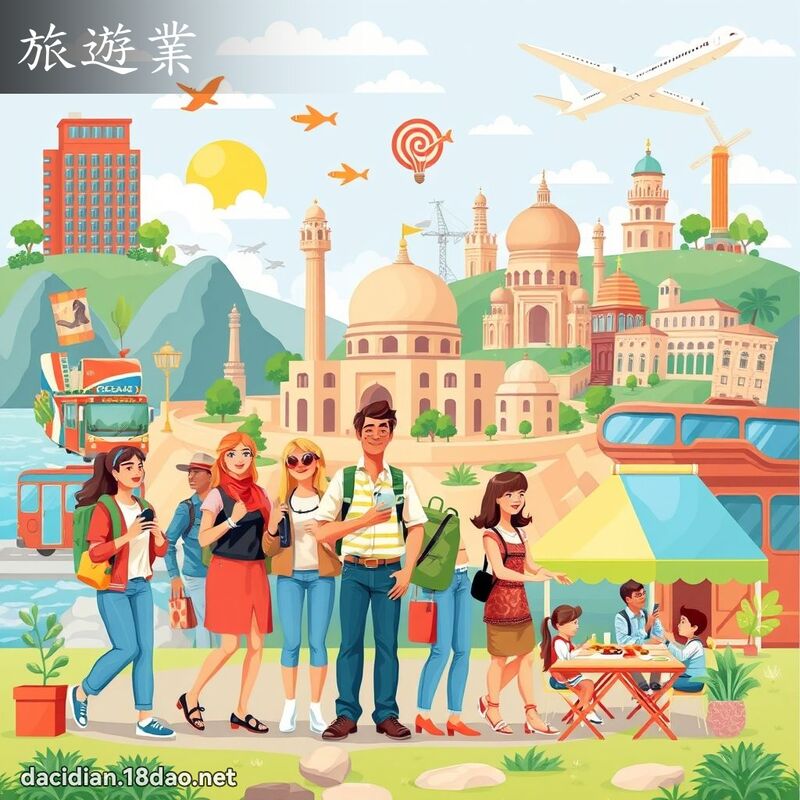 旅遊業 - 國語大辭典配圖