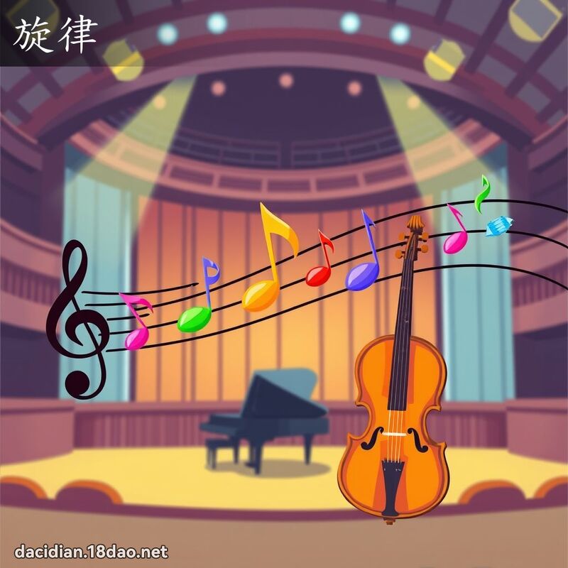 旋律 - 國語大辭典配圖