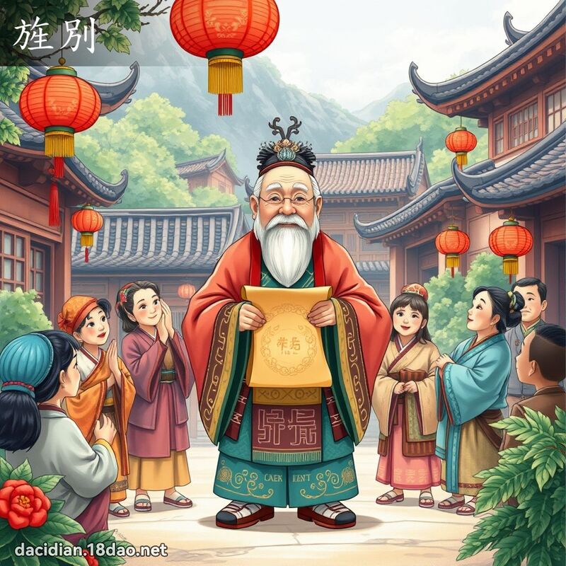 旌別 - 國語大辭典配圖