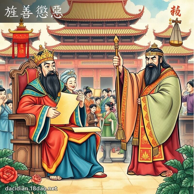 旌善懲惡 - 國語大辭典配圖