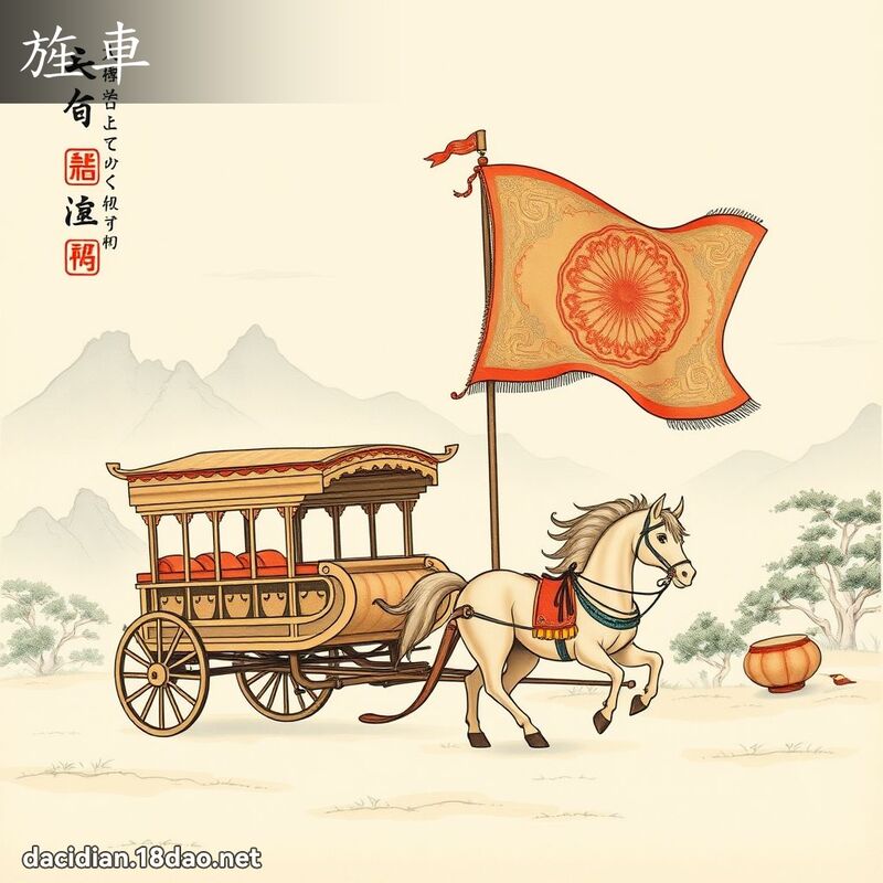旌車 - 國語大辭典配圖