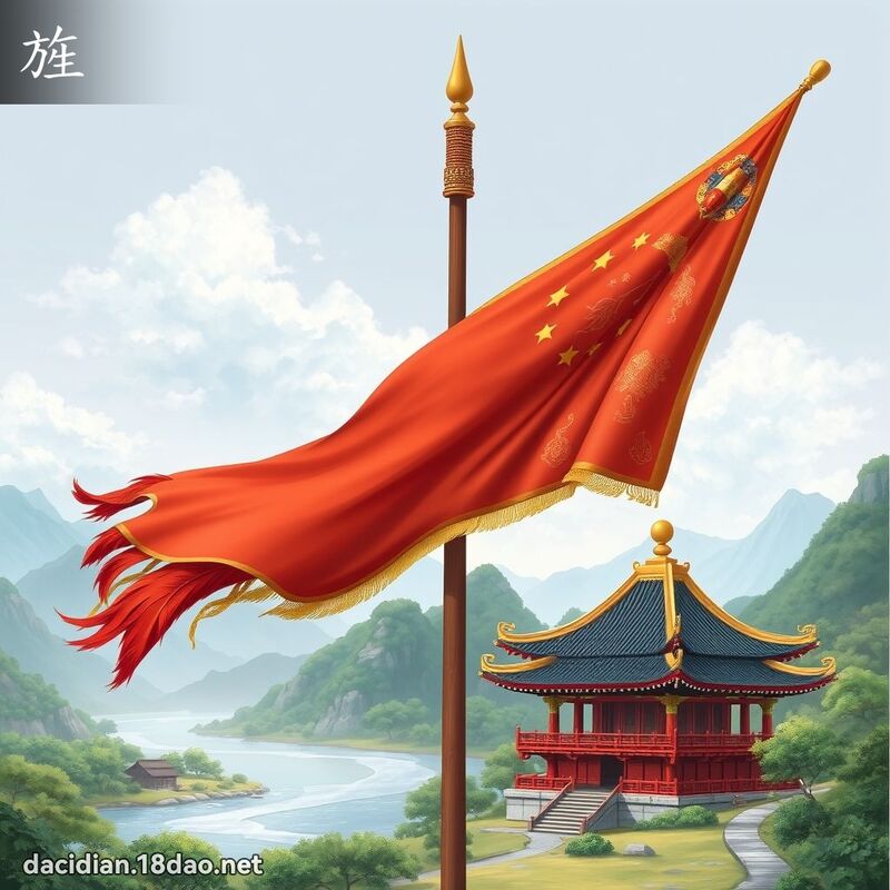 旌 - 國語大辭典配圖