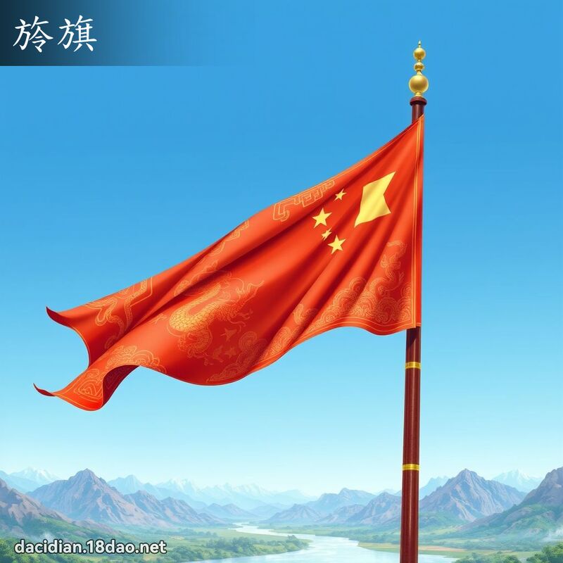 旍旗 - 国语大辞典配图