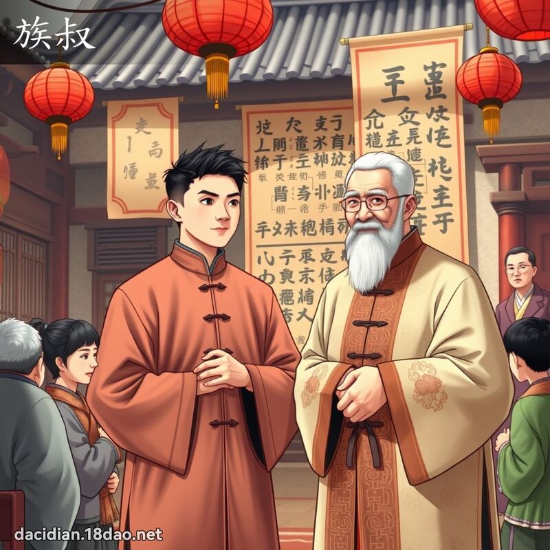 族叔 - 國語大辭典配圖