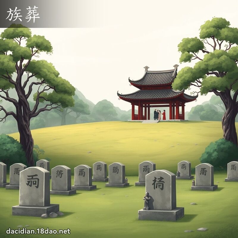 族葬 - 國語大辭典配圖