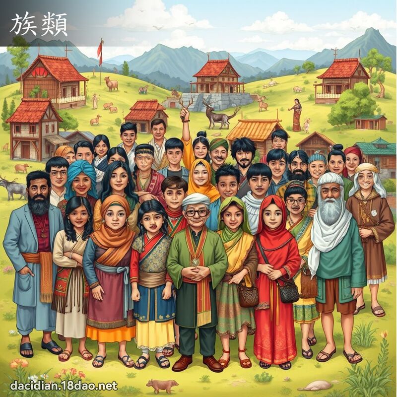 族類 - 國語大辭典配圖