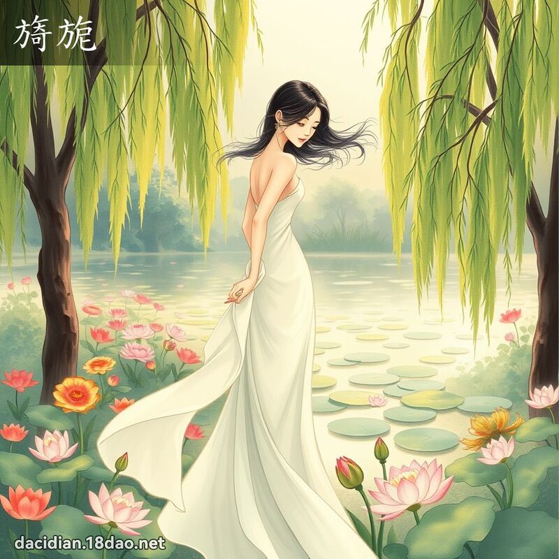 旖旎 - 國語大辭典配圖