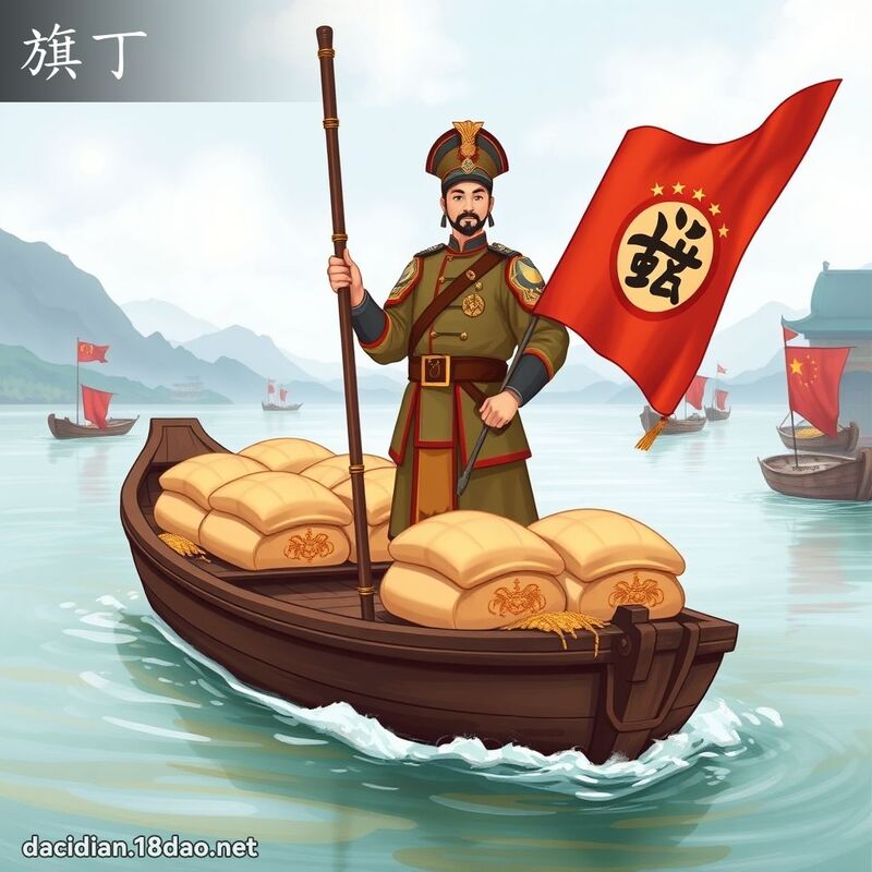 旗丁 - 國語大辭典配圖