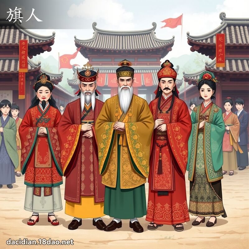 旗人 - 国语大辞典配图
