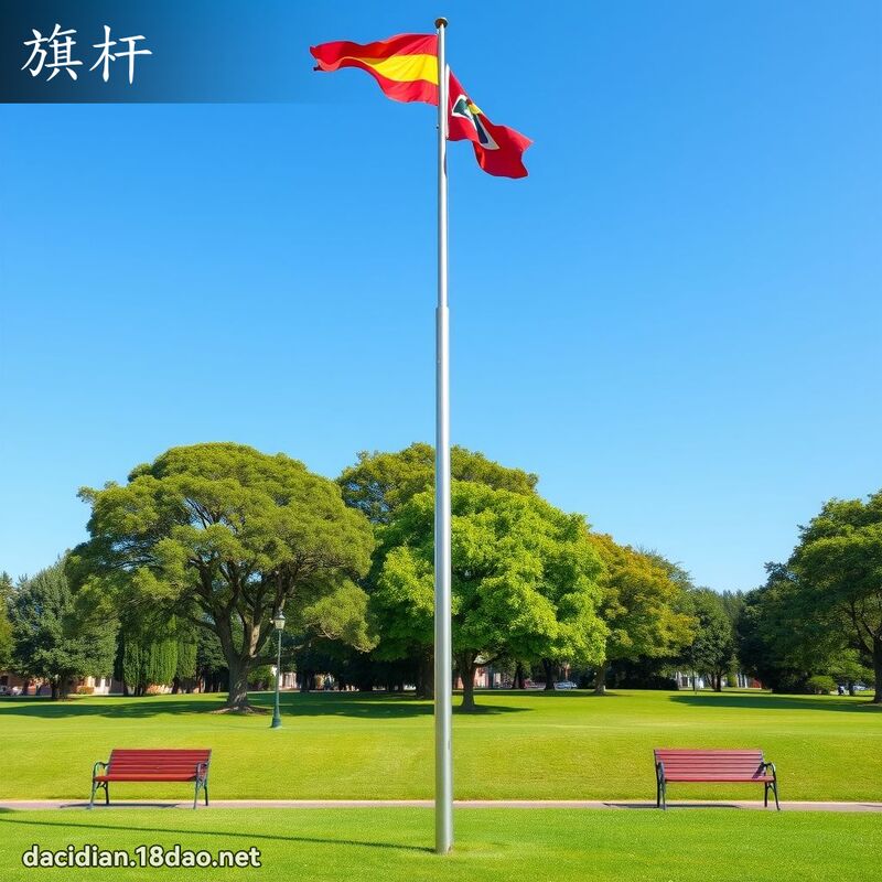 旗杆 - 国语大辞典配图