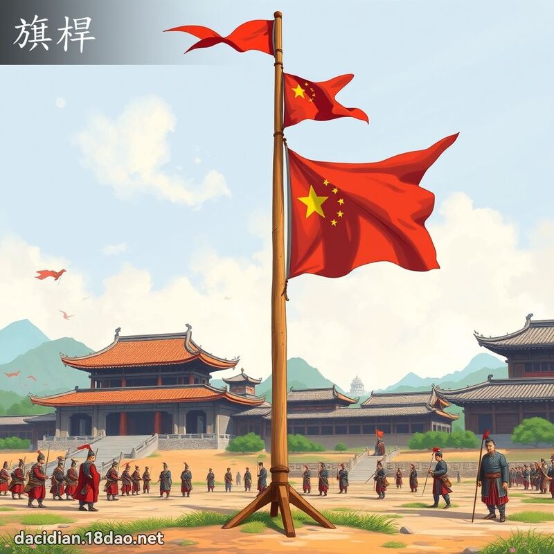 旗桿 - 国语大辞典配图