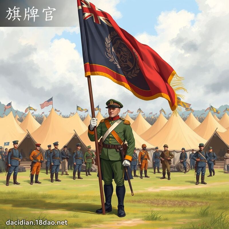 旗牌官 - 國語大辭典配圖