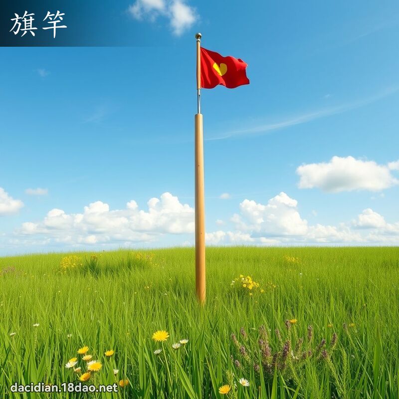 旗竿 - 国语大辞典配图