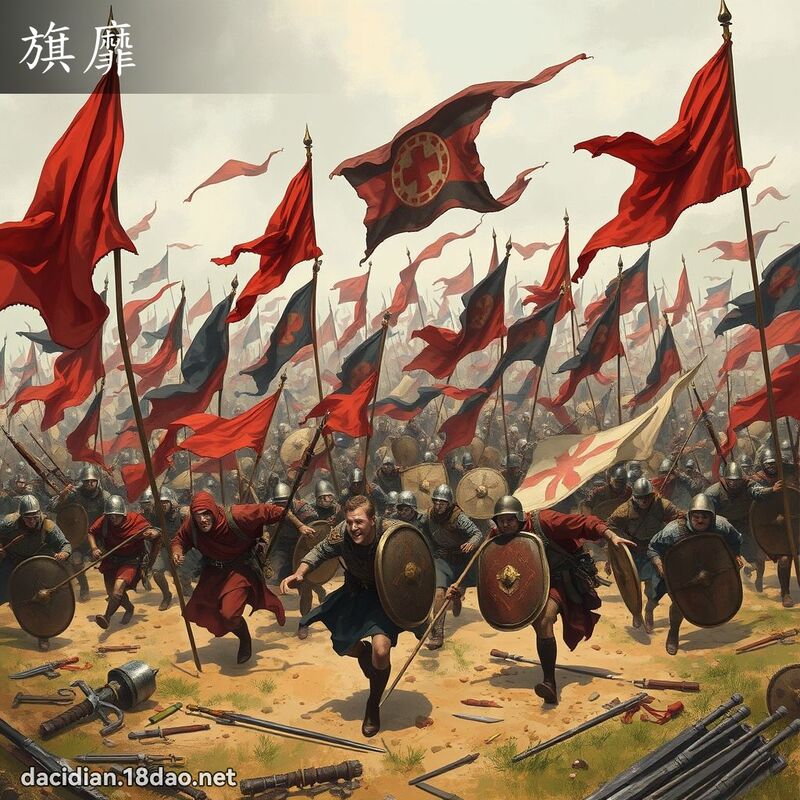 旗靡 - 國語大辭典配圖