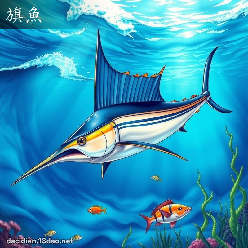旗鱼 - 国语大辞典配图