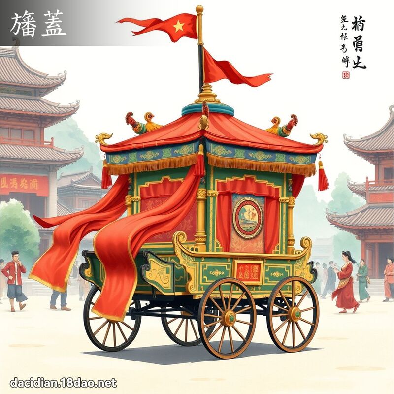 旛盖 - 国语大辞典配图