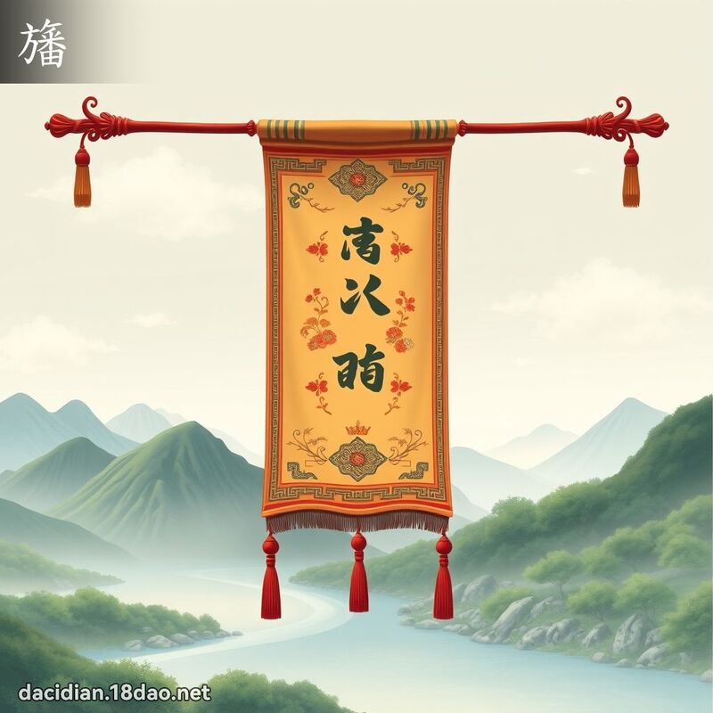 旛 - 国语大辞典配图