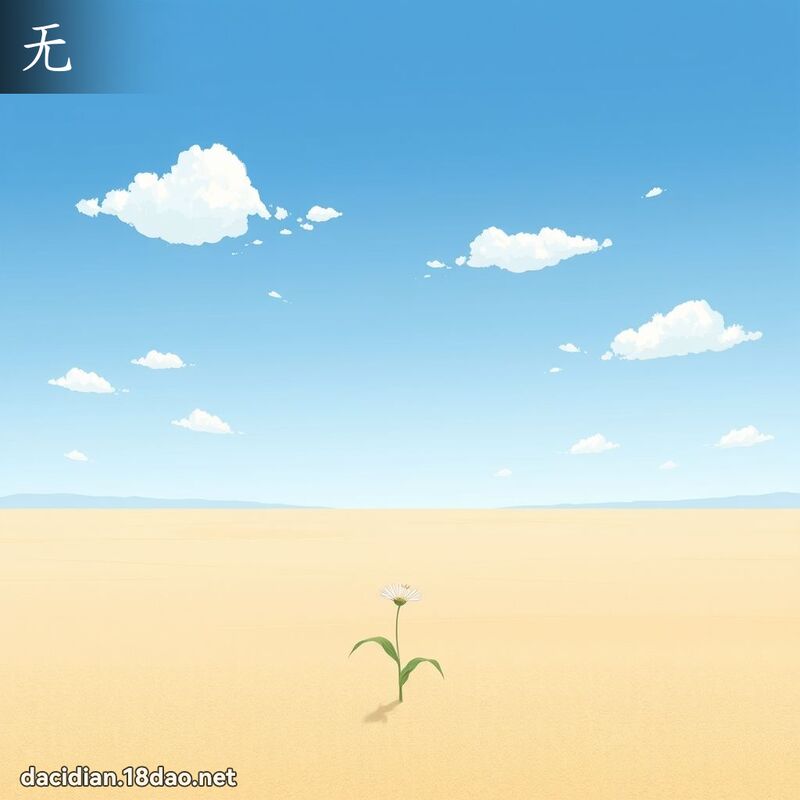 漢字: 无 (多音字)