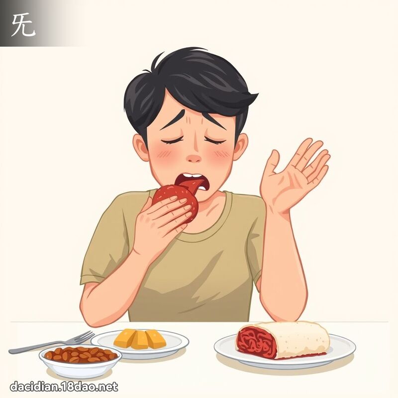 旡 - 國語大辭典配圖