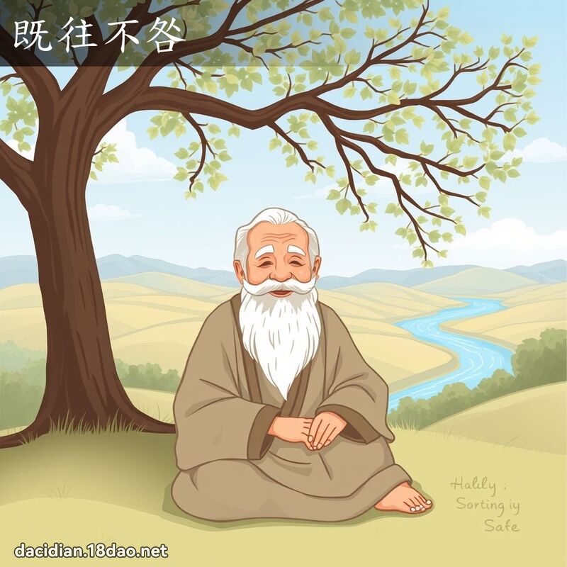 既往不咎 - 国语大辞典配图