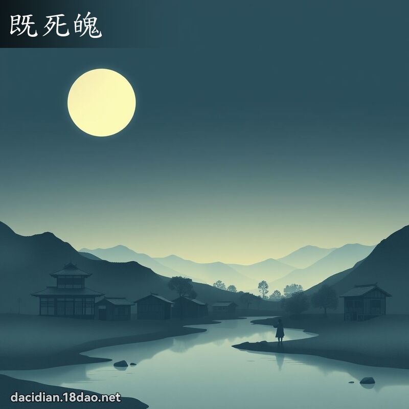 既死魄 - 国语大辞典配图