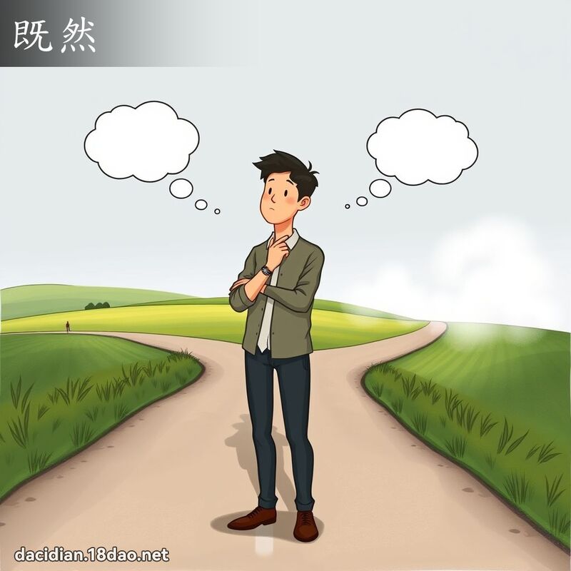既然 - 國語大辭典配圖