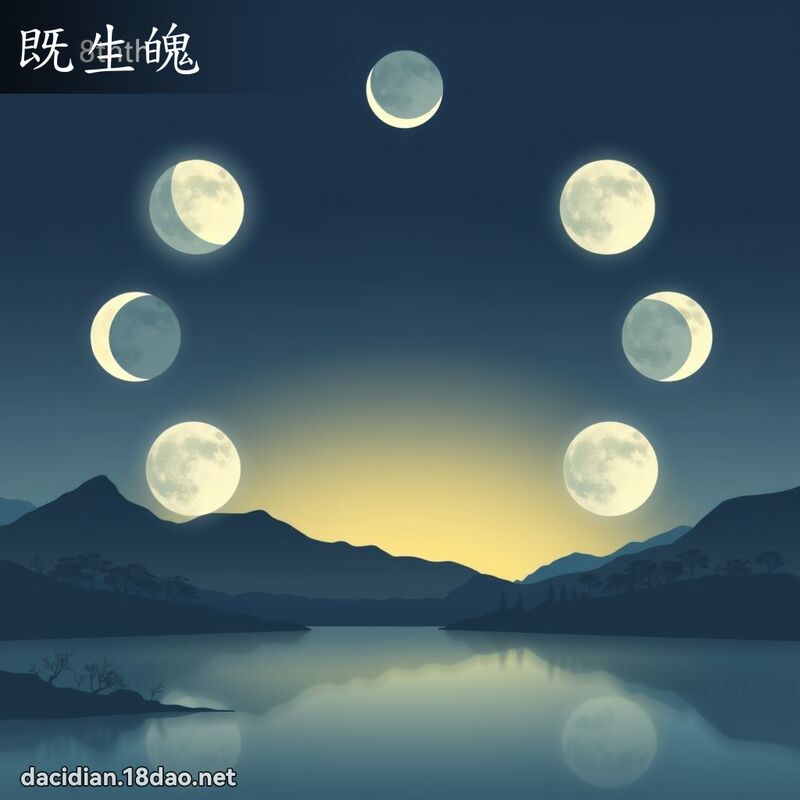 既生魄 - 國語大辭典配圖