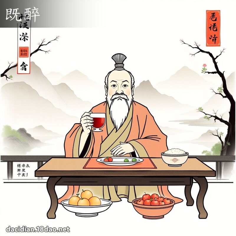 既醉 - 國語大辭典配圖