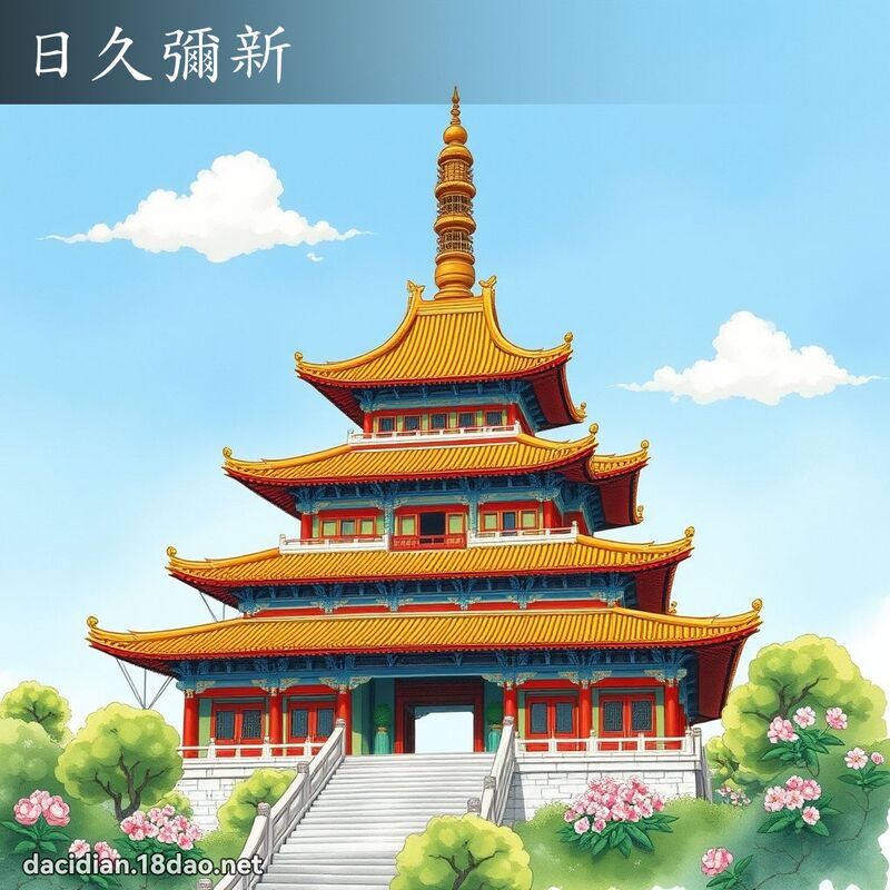 日久彌新 - 國語大辭典配圖