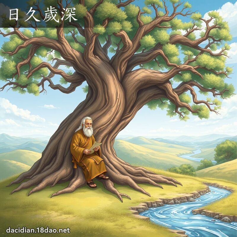 日久歲深 - 國語大辭典配圖