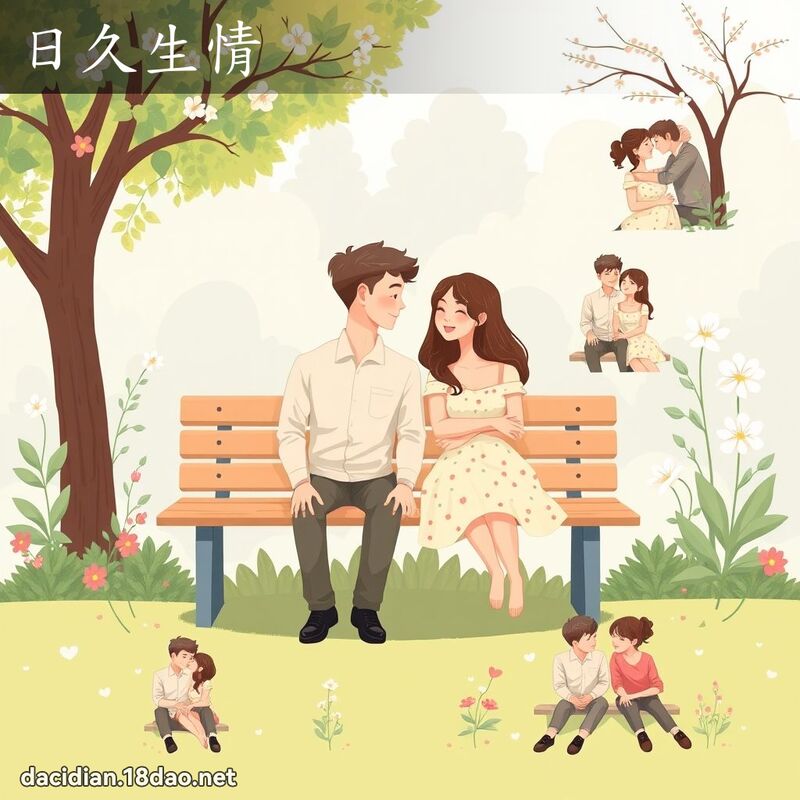 日久生情 - 國語大辭典配圖