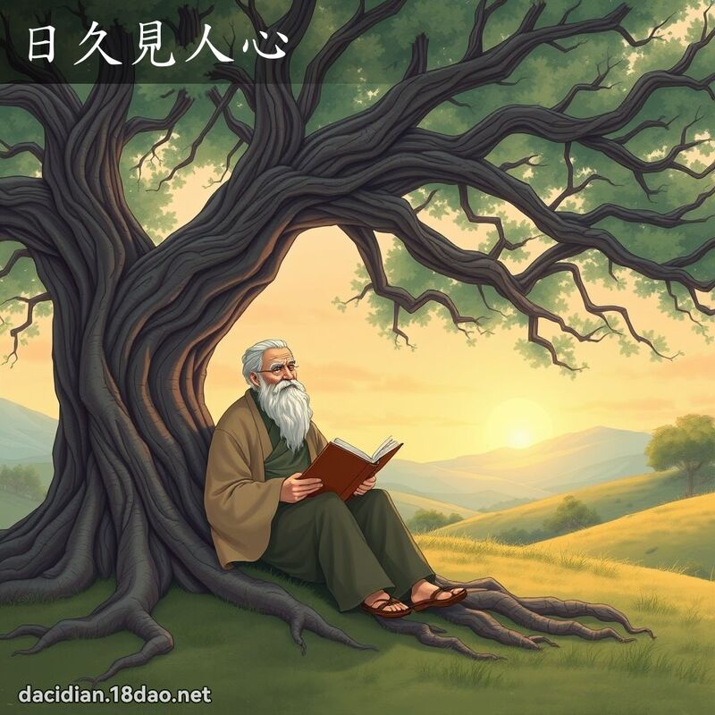 日久見人心 - 國語大辭典配圖