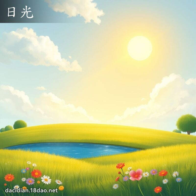 日光 - 國語大辭典配圖