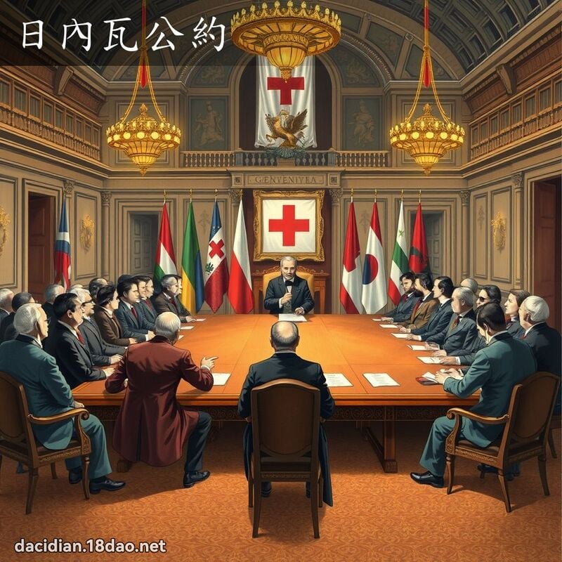 日內瓦公约 - 国语大辞典配图