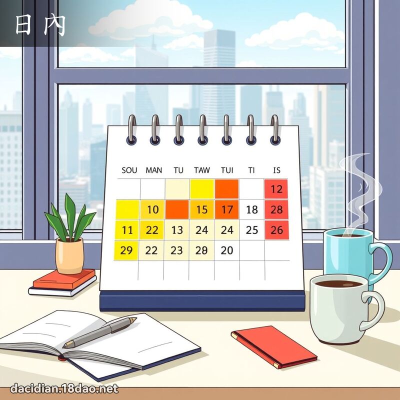 日內 - 国语大辞典配图